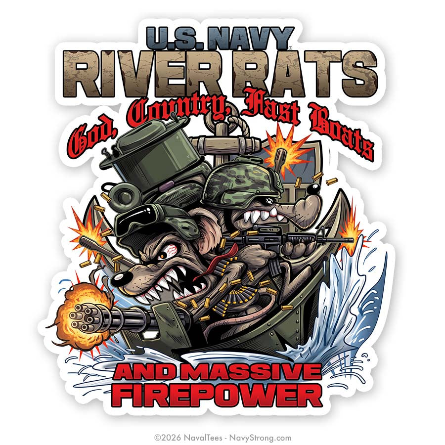 "River Rats" | 5 inch Vinyl Decal
