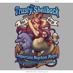 "The Trusty Shellback" Hooded Sweatshirt | Grey