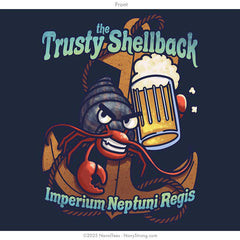 "The Trusty Shellback" Long Sleeve Tee | Navy
