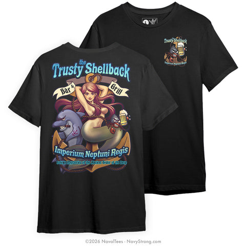 "Trusty Shellback" Tee | Black