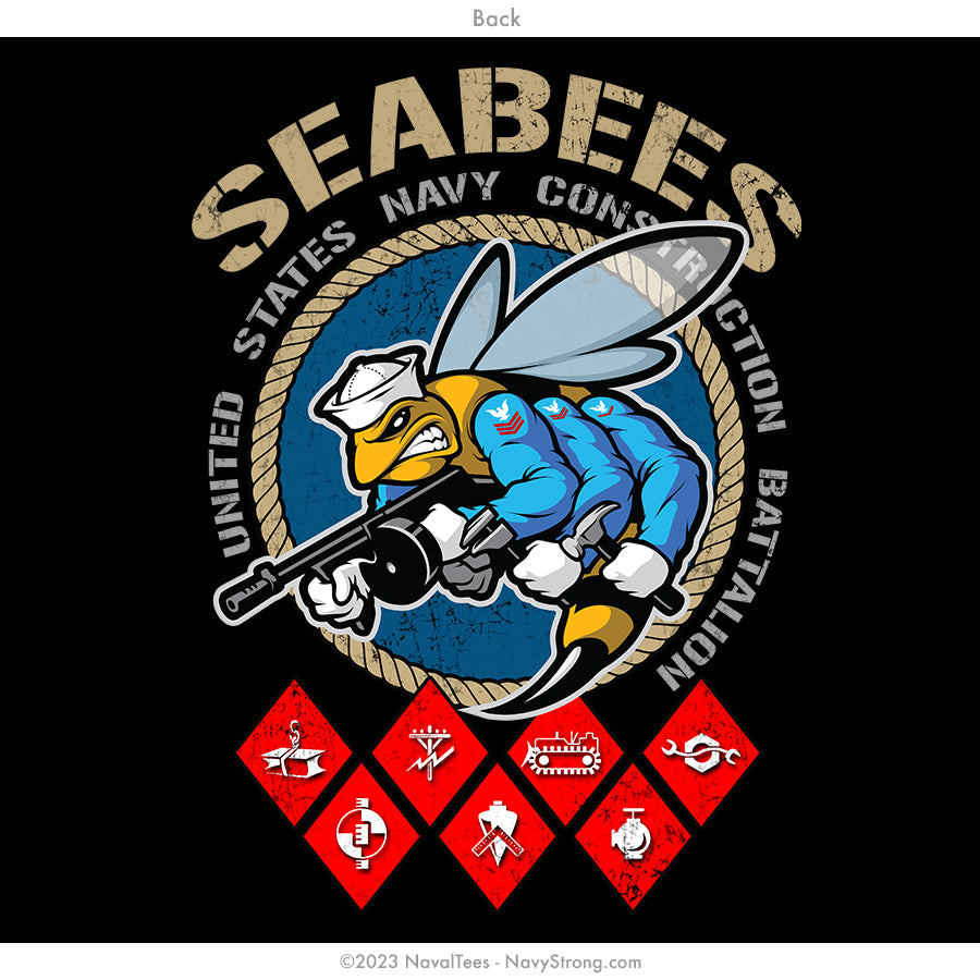 "Seabee Rating" Tee | Black